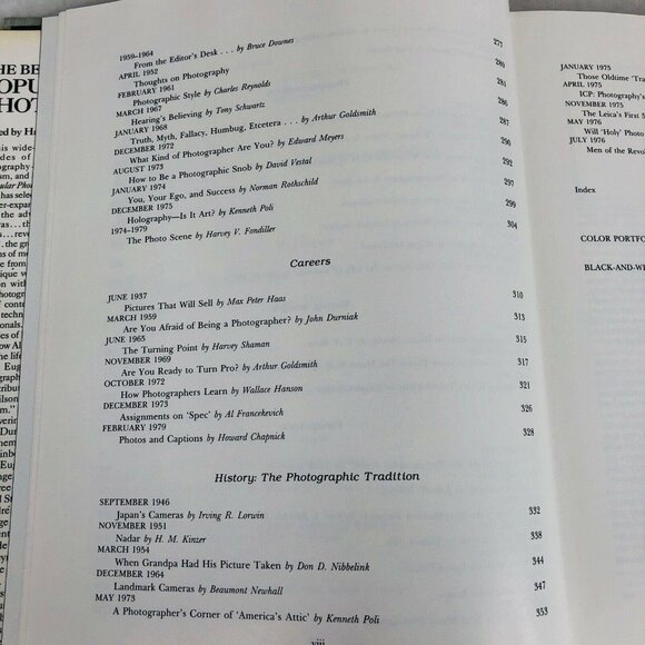 1979 The Best of Popular Photography First ED Print Large Hardcover Coffee Table - Picture 8 of 12